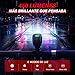 TOPELEK Luz Bicicleta, Luz Delantera Bicicleta Potente de 450LM, Gran Alcance a...
