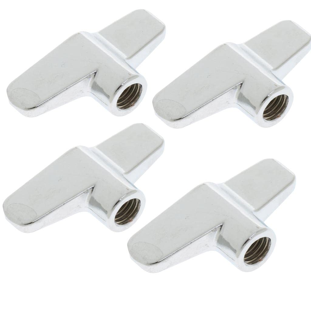 NIVAA 4 Pieces Quick Release Cymbal Stand Wing Nut Drum Percussion Parts 6mm-picture-33