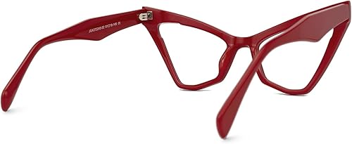 Miniatura 6 de VOOGLAM Gafas de bloqueo de luz azul de ojo de gato multicolor marco de anteojos falsos de moda para mujer antifatiga ocular y rayos UV