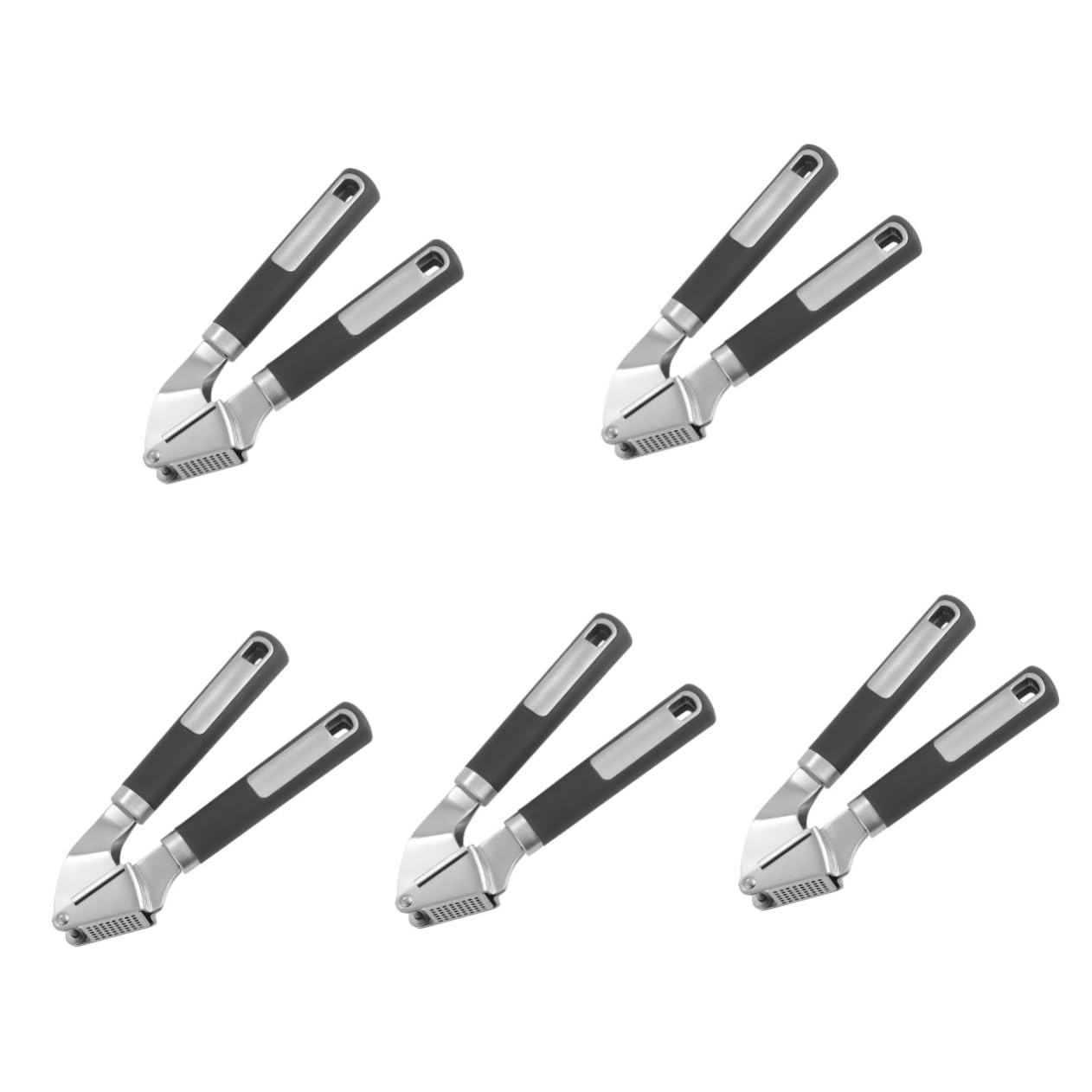 Cabilock 5piezas Prensa De Inoxidable Herramienta Manual Para Machacar Utensilio De Cocina Práctico y De Limpiar