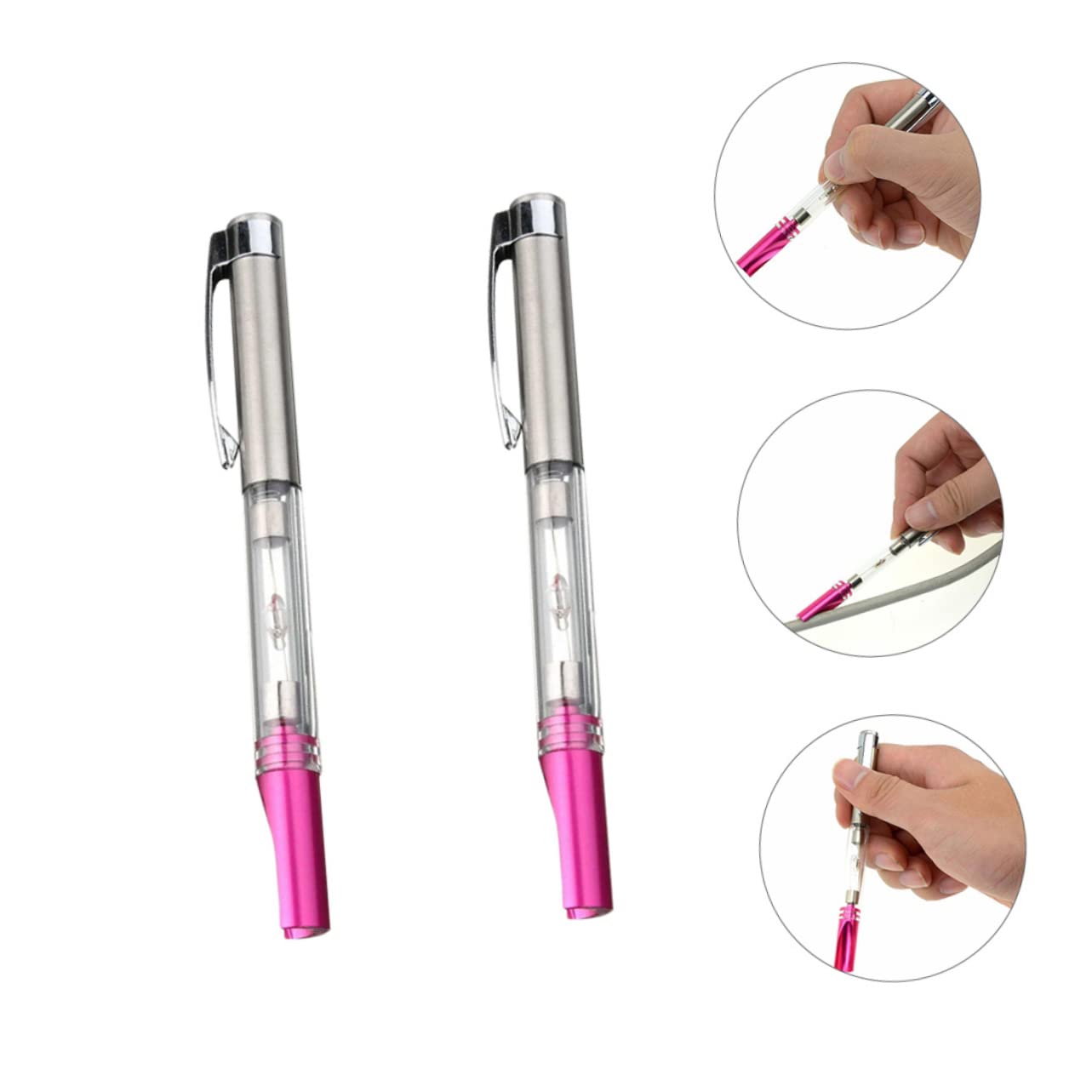 OUNONA 2pcs Auto Ignition Test Pen Spark Plug Tester Tool for Automotive Coils Diagnostic