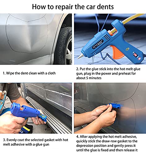 Dramlor Body Repair Tools,6 Pcs Dent Removal Kit For Car Paintless Dent Repair Kit Dent Removal Kit Long Dent Repair Tools Auto Body Repair Kit… #TOP3