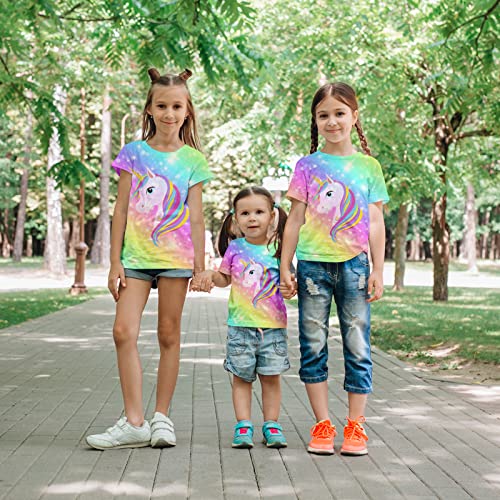 Image of Kids Tie Dye Shirt 6-18 Years Children Hippies Senior Tie-Dye Tee Tshirt for Boys' Girls'