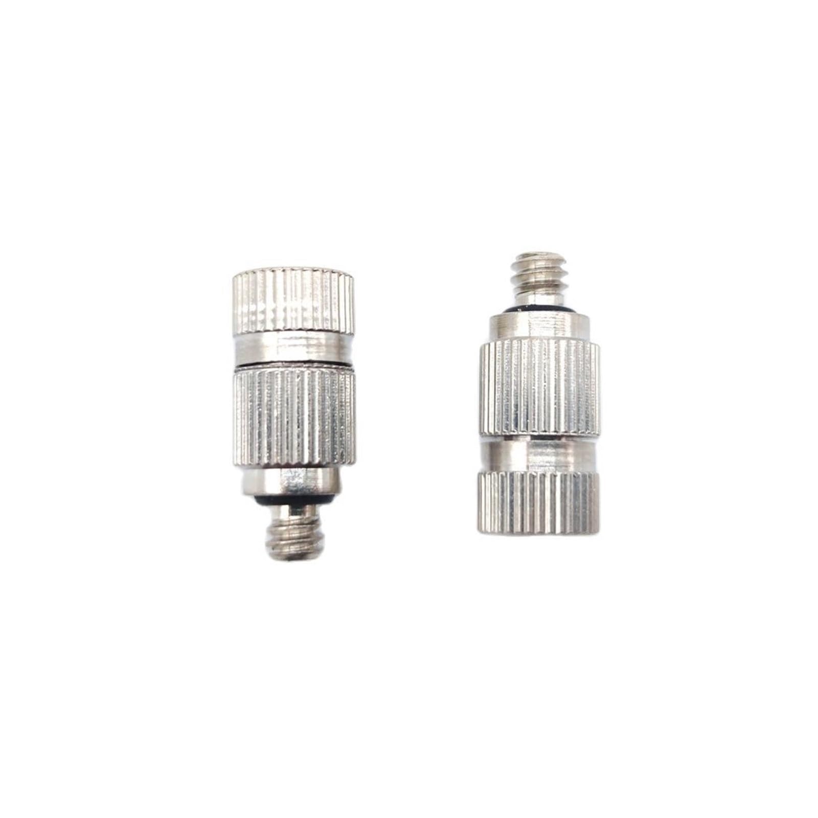 SOHNVWTGD 10 Pcs High Pressure 3/16" Male Thread Misting Nozzles Ceramic Head Anti Drip Fog Sprayers Mist Cooling Sprinklers Head(0.2mm)