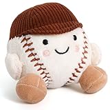 516kD33y6nL. SL160 Baseball Stuffed Animal, Baby Baseball Plush Sports Toy, Baby Sports Toys, Plushies for Boys and Girls