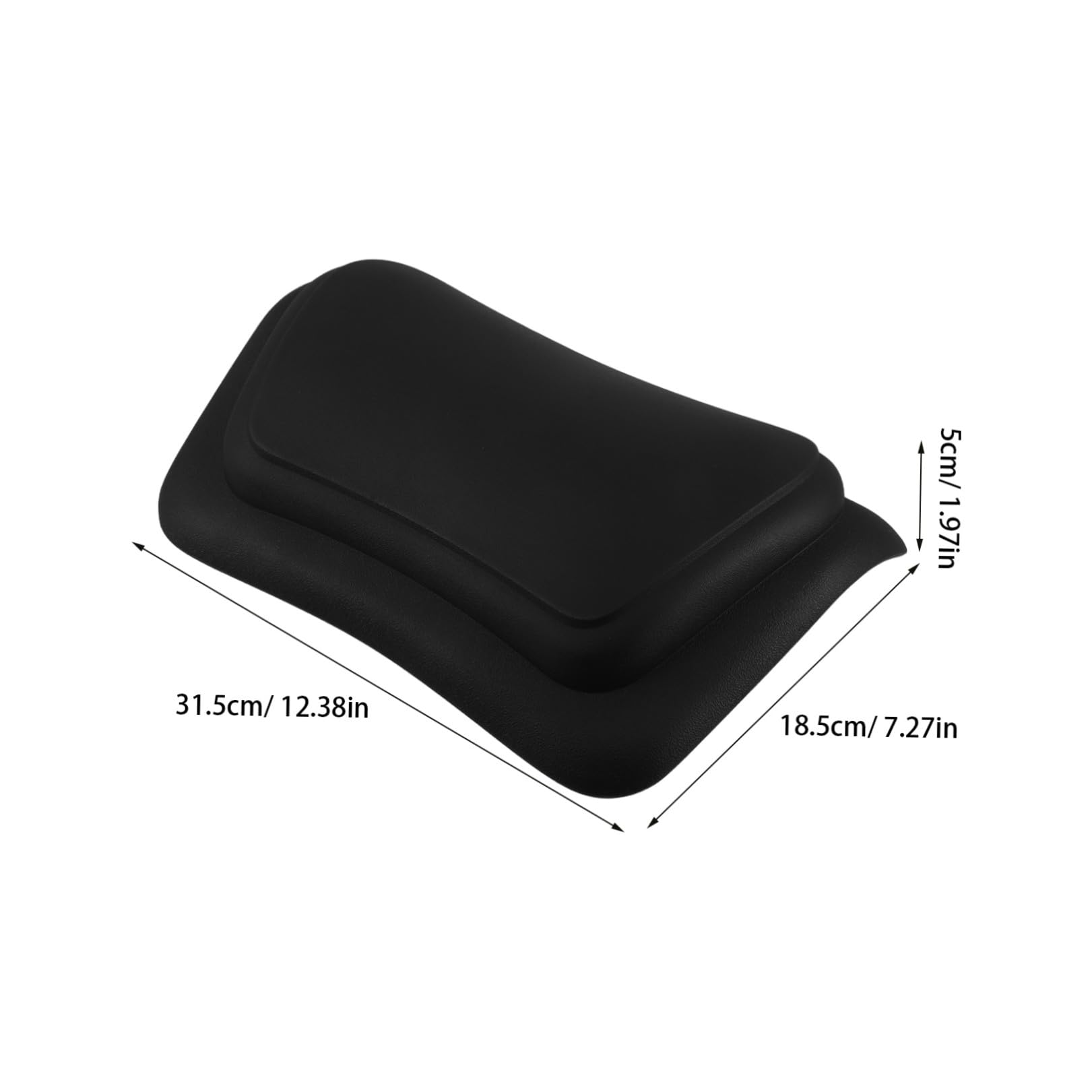 Oreiller de Bain Ergonomique en Polyuréthane avec Ventouses Antidérapantes, Coussin de Spa pour Soutien Nuque et Dos, Accessoire de Bain Confortable pour Spa et Bassin