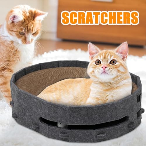 Lit griffoir pour chats : la solution anti-stress pour le salon et le bureau - 4