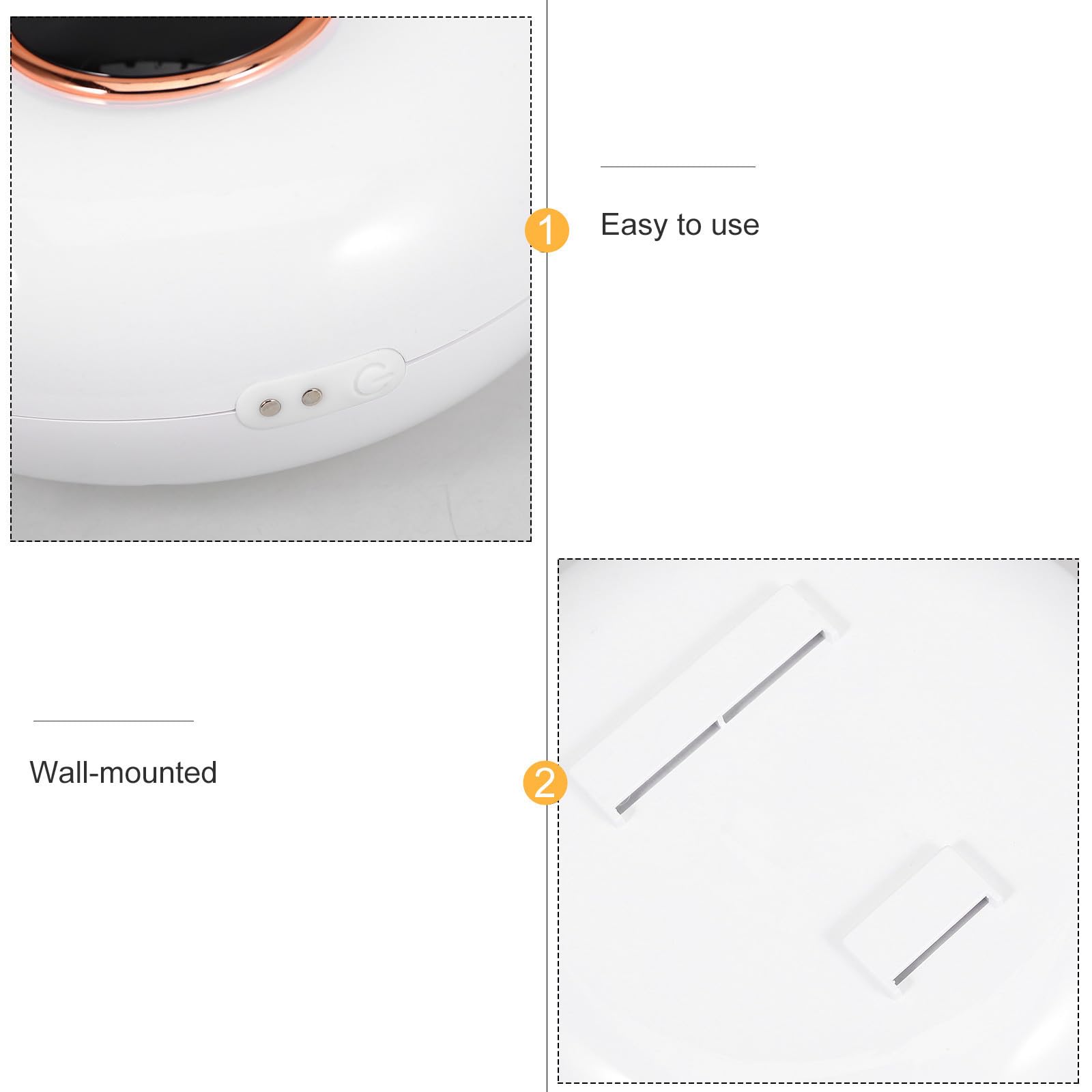 Intelligenter Sensor Seifenspender, 280ml, Pc, Weiß, Wandmontage