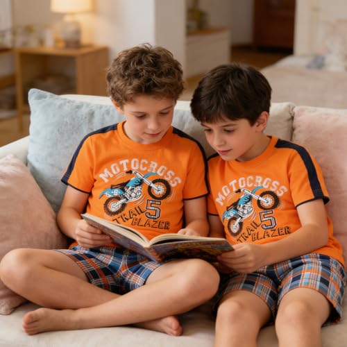 Image of Boy Shorts Sets Dinosaur Animal Print Shirt Summer Outfits Set 2pcs Casual Clothes
