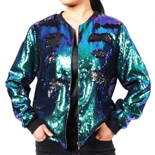 Veste à paillettes femme : le manteau scintillant pour sublimer une tenue simple