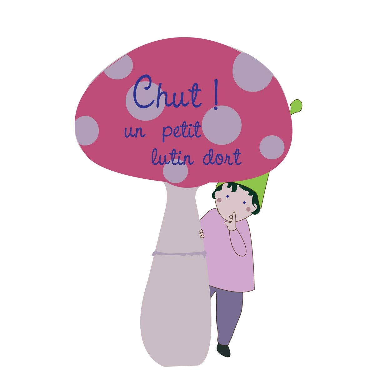 LilipouceChut Un Petit Lutin Sleeping Sticker