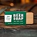 Swag Brewery Hoppy IPA BEER SOAP | Cool Guys Gift for Beer Drinkers, Men, Grooming, Father's and Valentine's Day | All Natural + Made in USA | Man Cave Approved