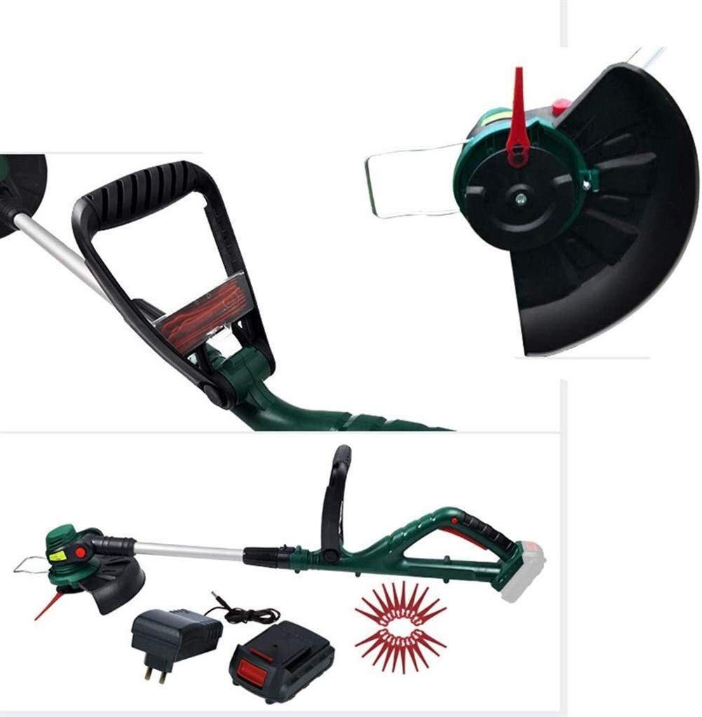 Tagliaerba rotativo a Batteria con Batteria da 2,0 Ah Tagliaerba Elettrico per Erba per Uso Domestico Teles Tagliaerba Leggero, Erba
