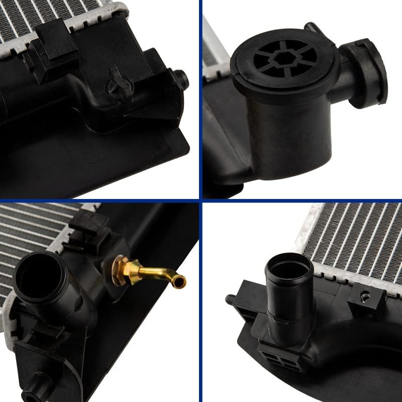 Miniatura 3 de Radiador de aluminio, compatible con Matrix Corolla Pontiac Vibe 2003-2008 1.8L 88969096 2428 EE. UU