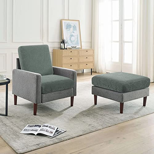 Fuloon Seat Cushion Covers, Solid Jacquard Sofa Cushion Slipcovers Washbale Couch Cushion Cover Seaters Replacement For Furniture Protector (Dark Green, 3 Pieces) #TOP6