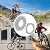 Pignon Vélo,Roue Libre pour Vélo Monovitesse - Pignon Roue Libre de Haute Résistance pour Utilisation en Extérieur, en Ville, en Montagne et pour Les Déplacements #3