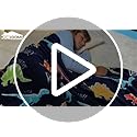Joiedomi Glow in The Dark Blanket Dinosaur Toys for Kids 3-5 Dinosaur Gifts Toys for Age 2 3 4 5 6 7 8 9 10 11 12 Year Old, Soft Cozy Flannel Kids Throw Blanket, Birthday 50"×60"