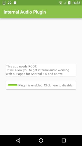 Internal Audio Plugin (ROOT) – vue 2