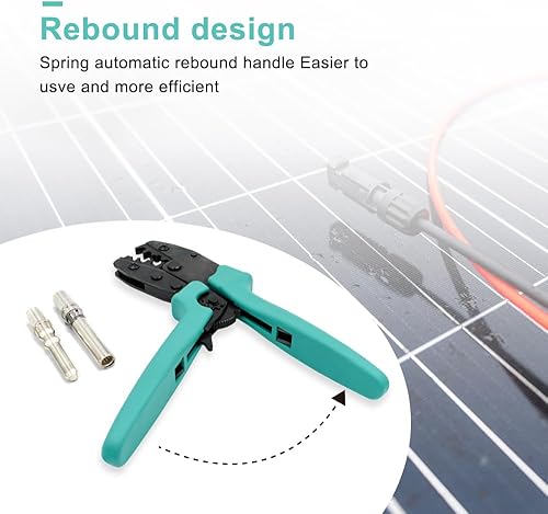 Miniatura 4 de 1412108AWG Crimpadora solar, herramienta de corte de cable fotovoltaico solar para conectores de cable solar de 2.54610mm