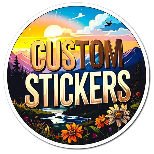 13 Tips for Promoting Your Music 5 Personalized Full Color Circle Stickers – Custom Printed Round Sticker for Business, Packaging, Marketing & Party Favors (4" Qty 100)