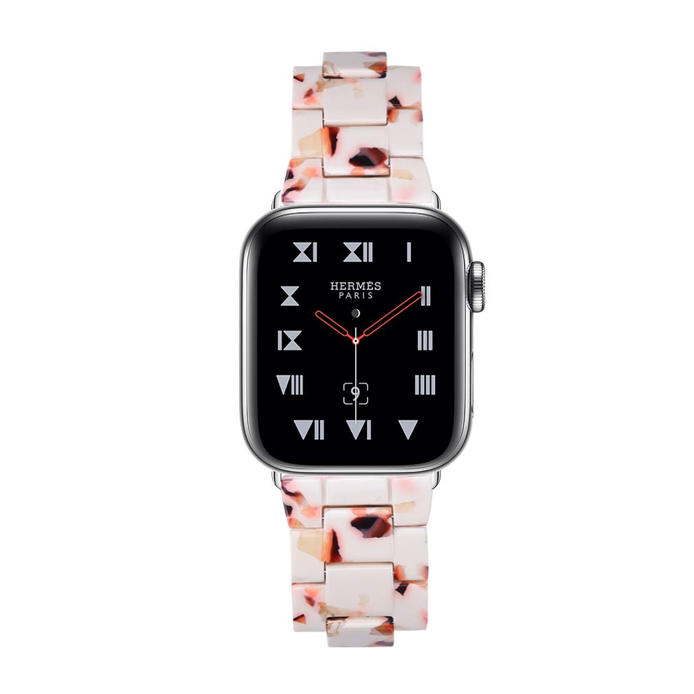 DKEnjoy Watch Band Compatible with Apple Watch Strap, Resin Watchband Replacement Accessory Wristband Bracelet for iWatch Series 6,5,4,3,2,1 38mm 40mm 42mm 44mm (42/44mm, N)