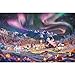 Notte innevata, Alola, albero di Natale, pupazzo di neve, slitta, ghiaccio scultura e Milu Deer Puzzle 1000 pezzi 1500/2000/5000/6000 pezzi di robusto rompicapo (dimensioni: 2000 pezzi)