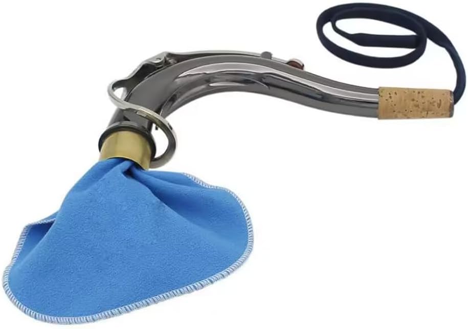 Saxophone Cleaning Kit - Sax Instrument Cleaner Cloth for Alto, Tenor, Soprano, Clarinet, Flute, Woodwind Instruments, Set of 2