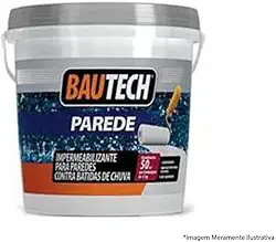 Bautech Parede Branco 4kg Tinta Impermeabilizante Parede