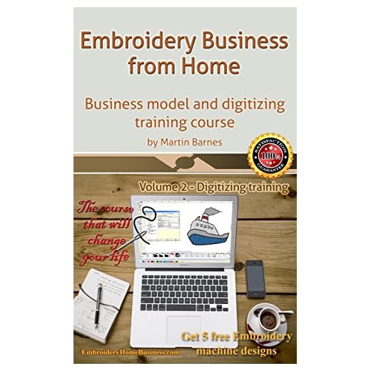 Embroidery Business from Home: Business model and digitizing training course (Volume 2)