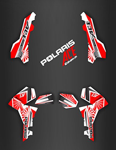 Kit déco IDgrafix Japan Racing Red Polaris Sportsman ACE finition premium