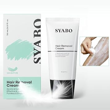 Hair Removal Cream Intimate/Private Hair Removal For Women & Men - Painless Depilatory Cream Lotion for Bikini, Legs, Arms, Underarms and Body, Sensitive Formula for All Skin Types, 5FL OZ
