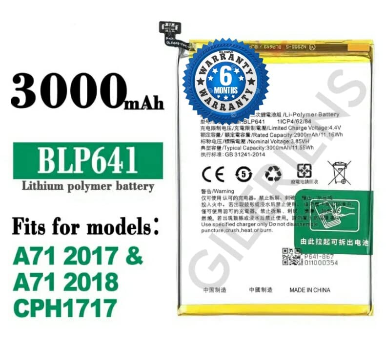 Image of Original BLP641 Battery for Oppo A71 | A83 | Battery with 6 Month Warranty ****(P00177)