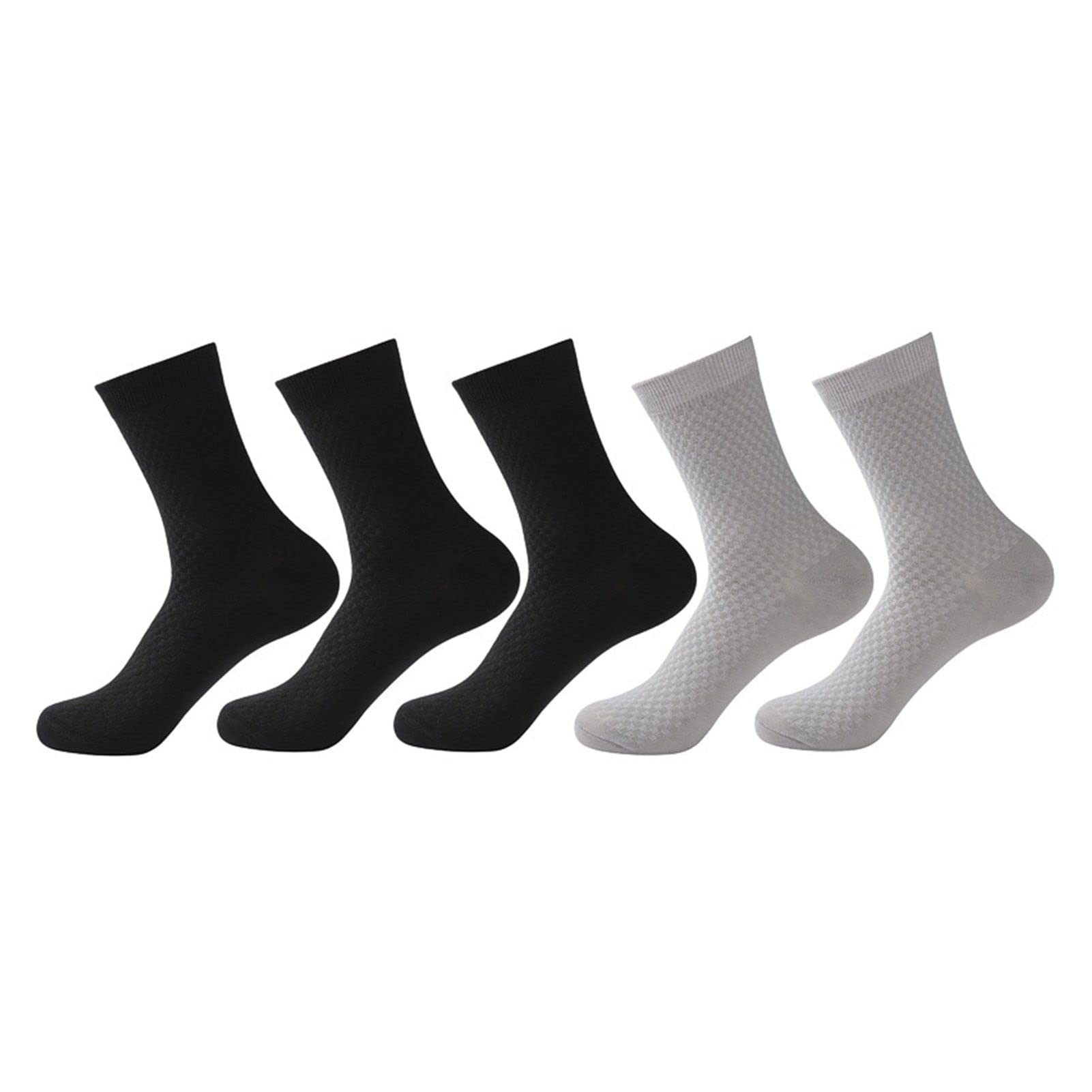 5 pary męskich skarpetów pończochy czarny biznes dorywczo jesieni i zimowe męskie skarpetki (Color : 7, Size : 37-43)