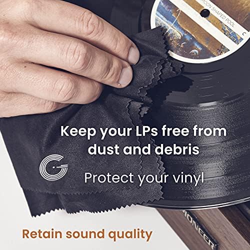 Record Cleaner | 13 Pieces | Vinyl Record Cleaner Kit | 200ml Cleaning fluid | 2 Microfibre Cloths | 10 x Wet and Dry Wipes | Ultimate Vinyl Records Collection Kit for Enthusiasts