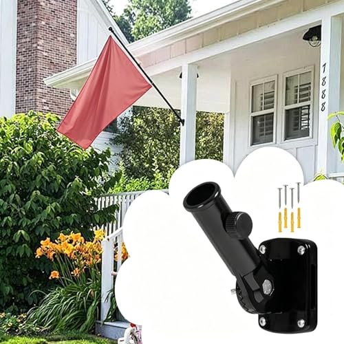 Support de drapeau en aluminium résistant réglable pour extérieur - 4