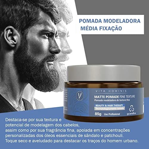 Matte Pomade Fine Texture Vita Hominis 85 g