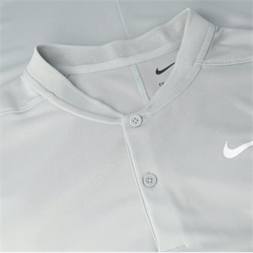 Nike Men's Dri-fit Victory Blade Polo Light Grey | White Large - Image 5