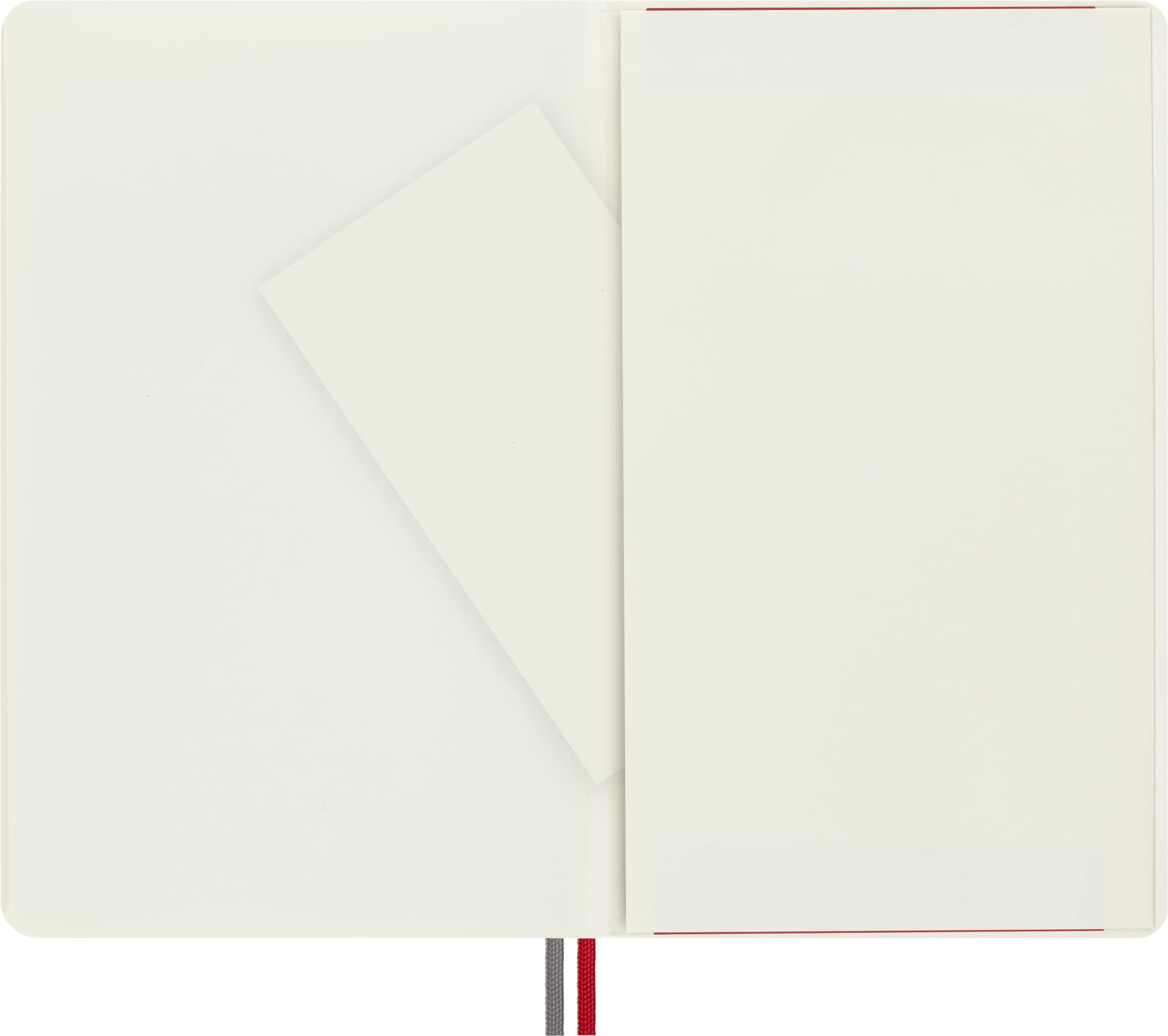 Moleskine - Klassisches Notizbuch, Blanko Seiten, Softcover und elastischer Verschluss, Größe 13 x 21 cm, Farbe Scharlachrot, 400 Seiten