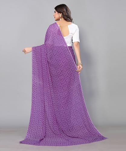 Image of Yashika Women's Georgette Printed Ready To Wear one Minute Saree With Unstitched Blouse | 1 Minute saree | Ready To Wear sari | saree for women