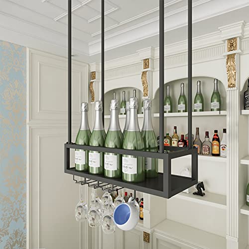 Porte-bouteilles suspendu réglable pour optimiser les petits espaces de bar - 7