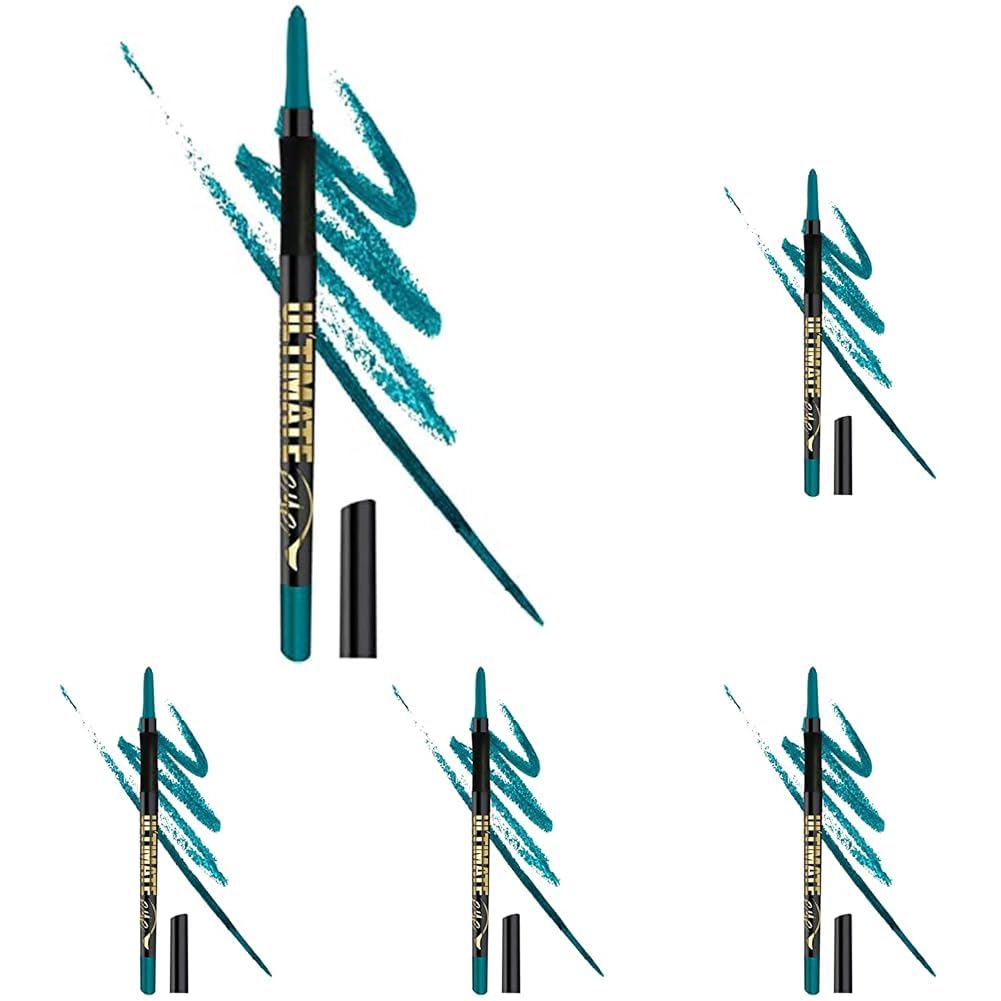 L.A. Girl Ultimate Intense Stay Auto Eyeliner, Totally Teal GP326 (Pack of 5)