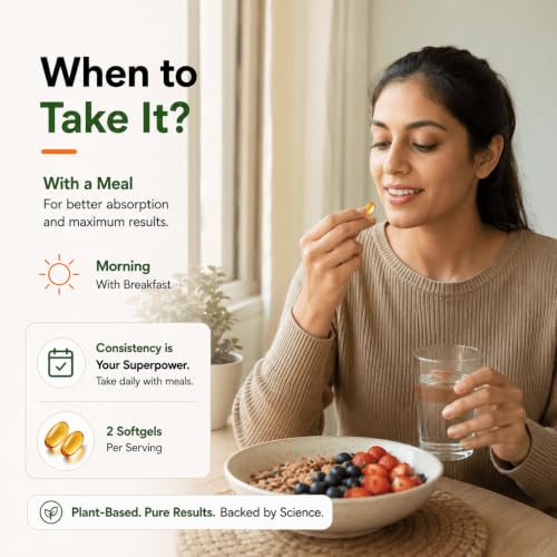 Image of NaturePath Vegetarian Omega 3 | 1000mg Premium Algal Oil | 400mg DHA | Plant-Based Omega-3 Supplement | Supports Heart, Brain & Skin Health | 3rd Party Lab Tested | 50 Veg Capsules
