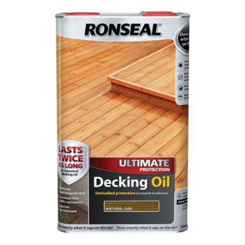 Ronseal Ultimate Protection Decking Oil - Natural Oak - 5L