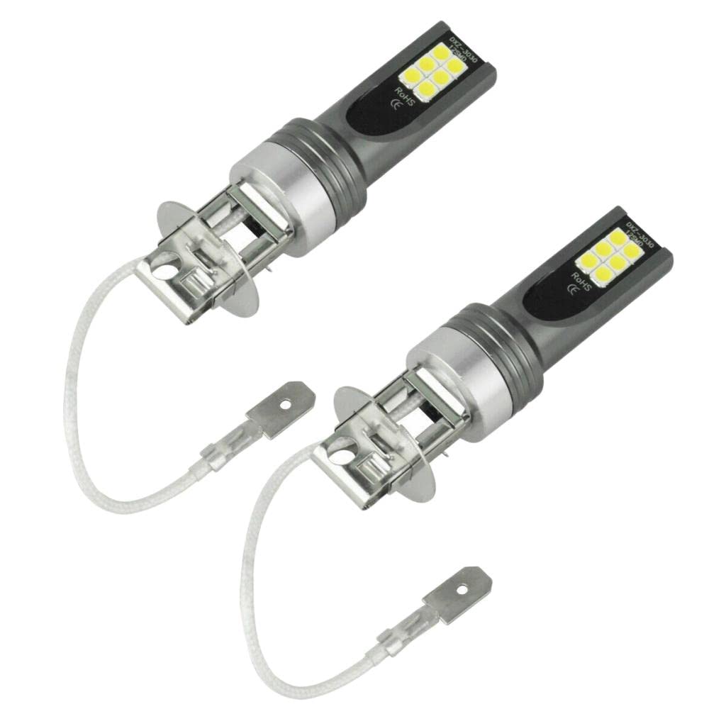 H3 3030 12LED 1200LM Fog Driving Lights DRL Headlight Kit Bulbs 6500K White | LED Lights | Light Bulbs | Lighting & Lamps | Parts & Accessories | Car & Truck Parts-picture-32