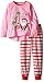 Komar Kids Big Girls' Holly Jolly Jersey BMJ Sleep Set