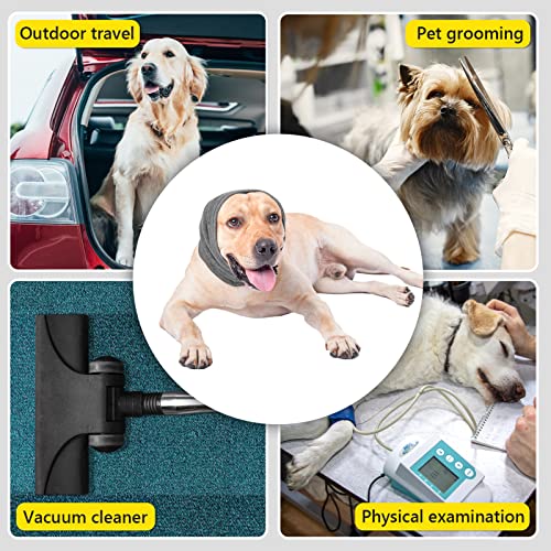 Dog Ear Cover, Dog Ear Muffs For Bathing Drying And Grooming Dog Hoodie For Noise Protection Anxiety Relief Calming Neck And Ear Warmer For Dogs And Cats #TOP1