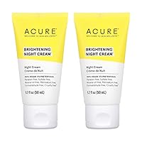 Vista 1 de Acure Crema de noche iluminadora, 1.7 fl oz (1.7 fl oz) (paquete de 2)