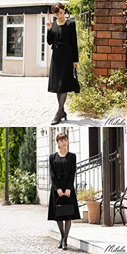 Sourire(スーリール) ワンピース ブラックフォーマル 洗える ママ スーツ 授乳服 フォーマル 七五三 入学式 ロング丈 前開き 入学式 卒業式 フォーマルスーツ セレモニースーツ