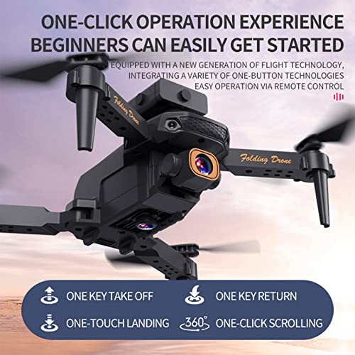 Drones With Camera For Adults, Mini Drone With Dual 1080P Hd Wifi Fpv Camera Remote Control Toys With Altitude Hold Headless Mode For Kids Adult Gift #TOP1