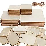 bierfilz blanko Holzscheiben Größe: Diese quadratischen Holzscheiben haben 4 verschiedene Größen, 10 Stück (10 x 10 cm), 10 Stück (8 x 8 cm / 3,15 